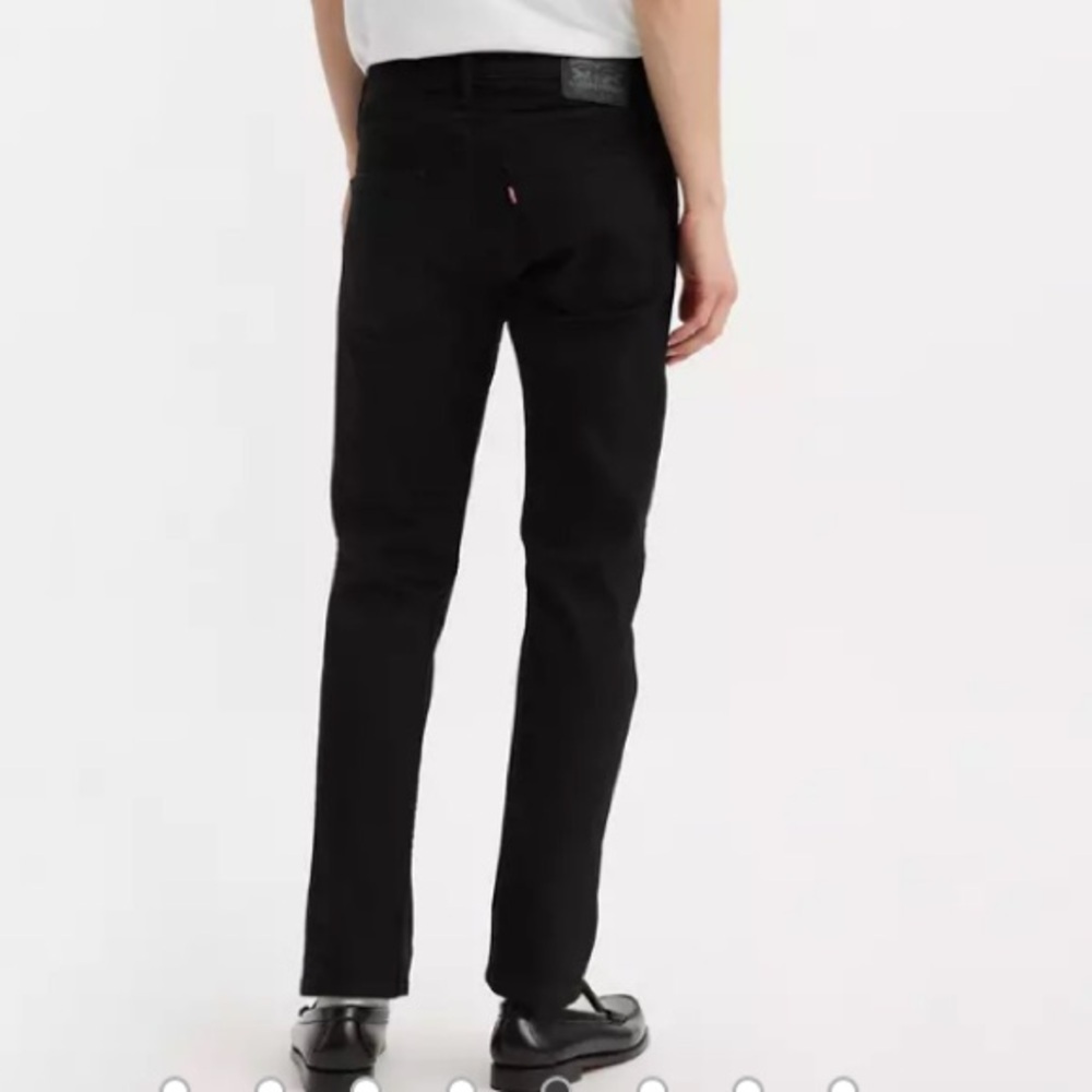 Levis 502 Black Denim Jeans Size 30 - Picture 6 of 10